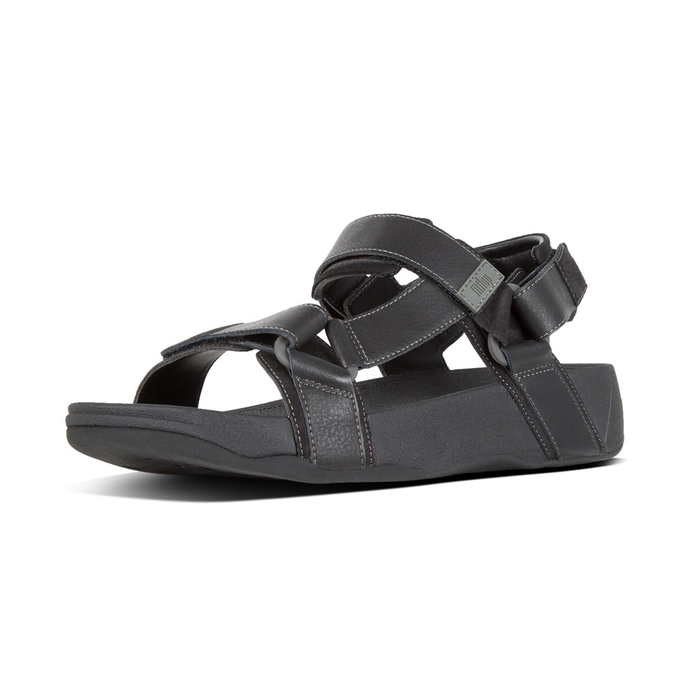 Fitflop Man Sandals Black - Ryker Back-strap - GB7564023